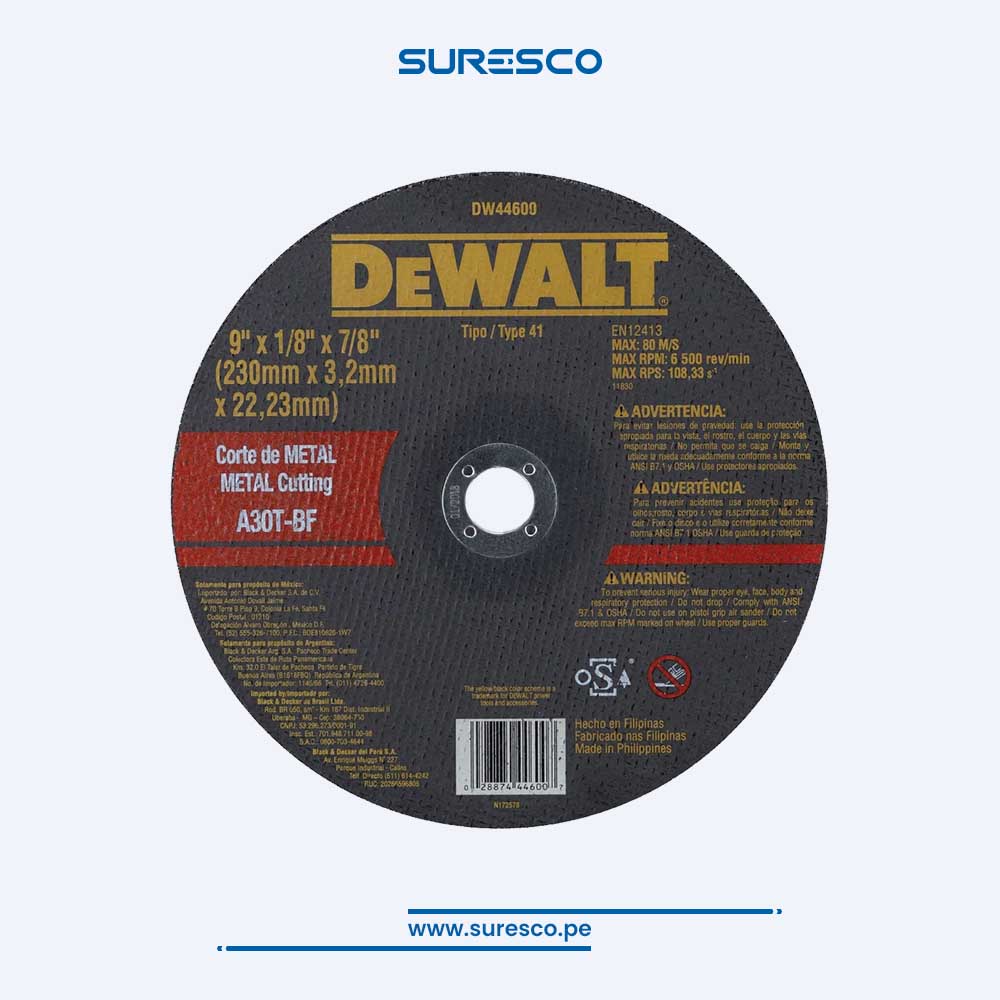 Disco de Corte DeWalt