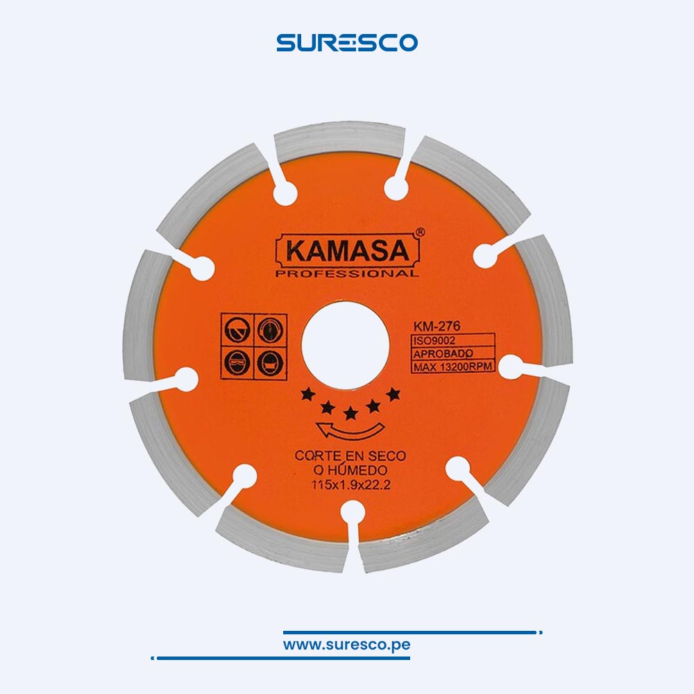 Disco Segmentado para Concreto Kamasa