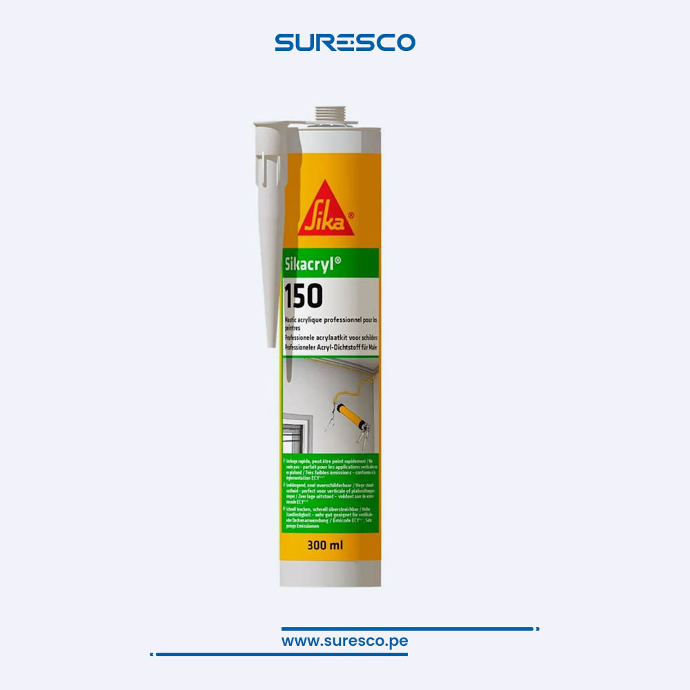 Sellante Acrílico para juntas y fisuras SikaCryl-150