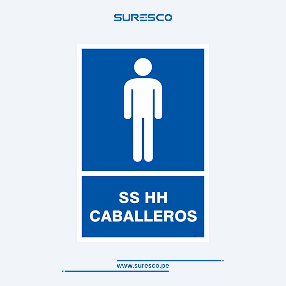 Señalética Informes - SSHH CABALLEROS
